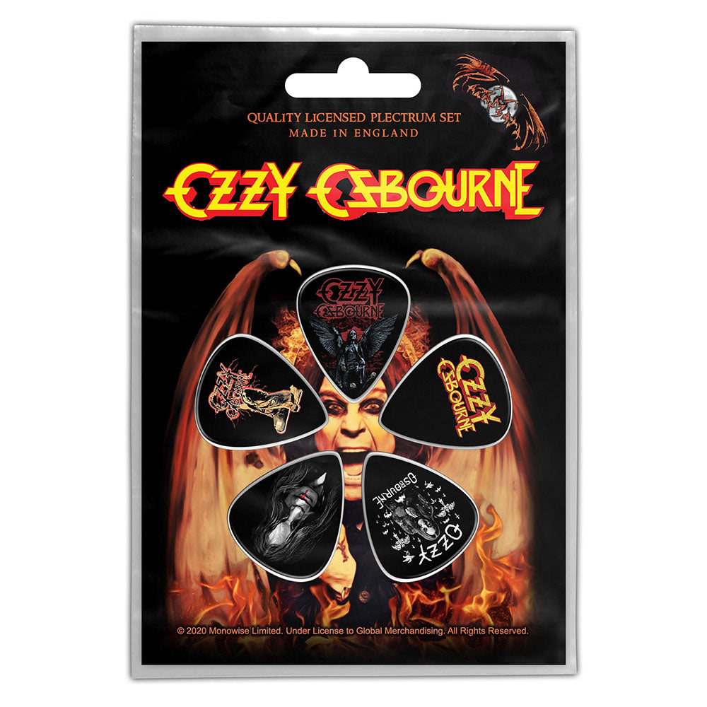 OZZY OSBOURNE - Classic Logo / Plectrum Pack