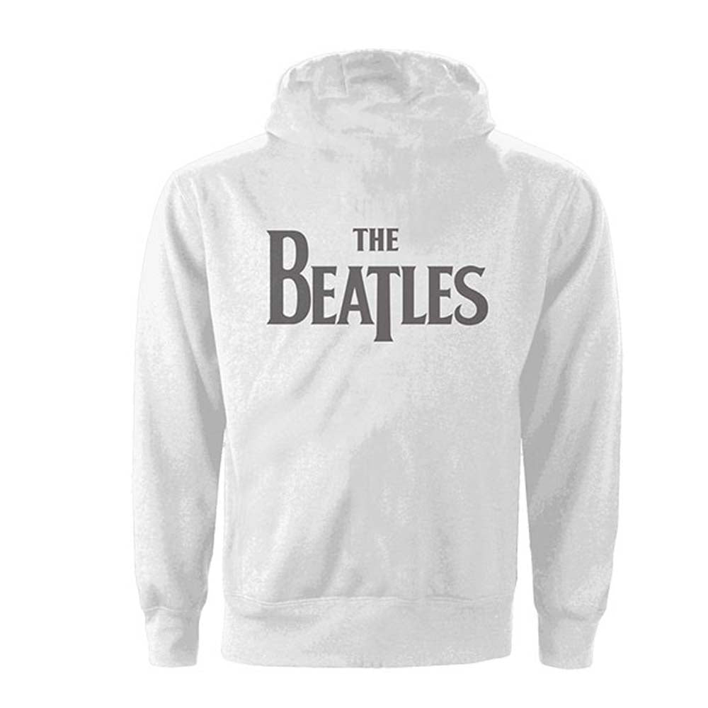 THE BEATLES ビートルズ (来日 60周年 ) - Drop T Logo / バックプリントあり / ジップ / パーカー・スウェット / レディース