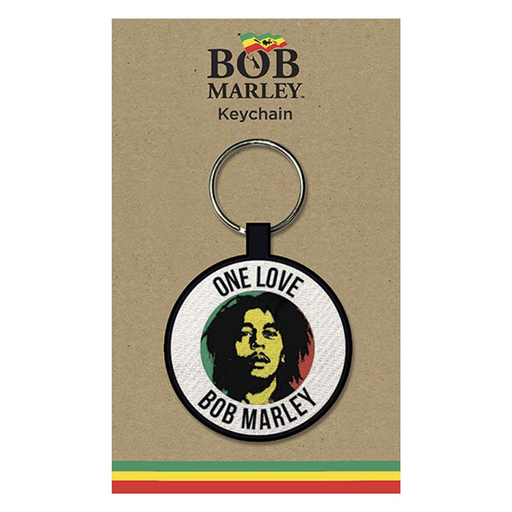 BOB MARLEY ボブマーリー (生誕 80年 ) - One Love / パッチ / キーホルダー - PGS