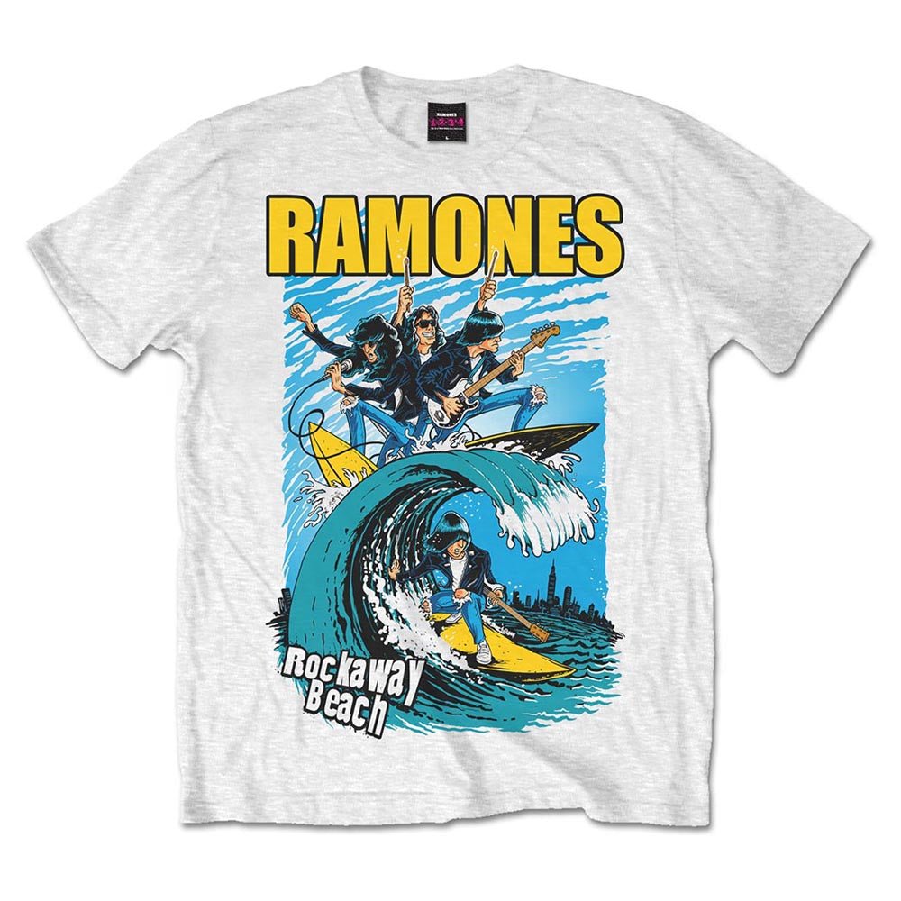 RAMONES ラモーンズ (来日 45周年 ) - Rockaway Beach / Tシャツ / メンズ - PGS