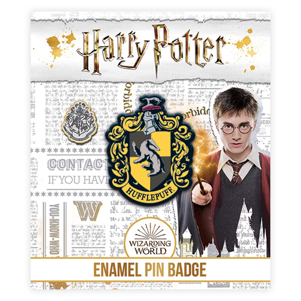 HARRY POTTER - (公開 25周年 ) - Hufflepuff / メタル・ピンバッジ