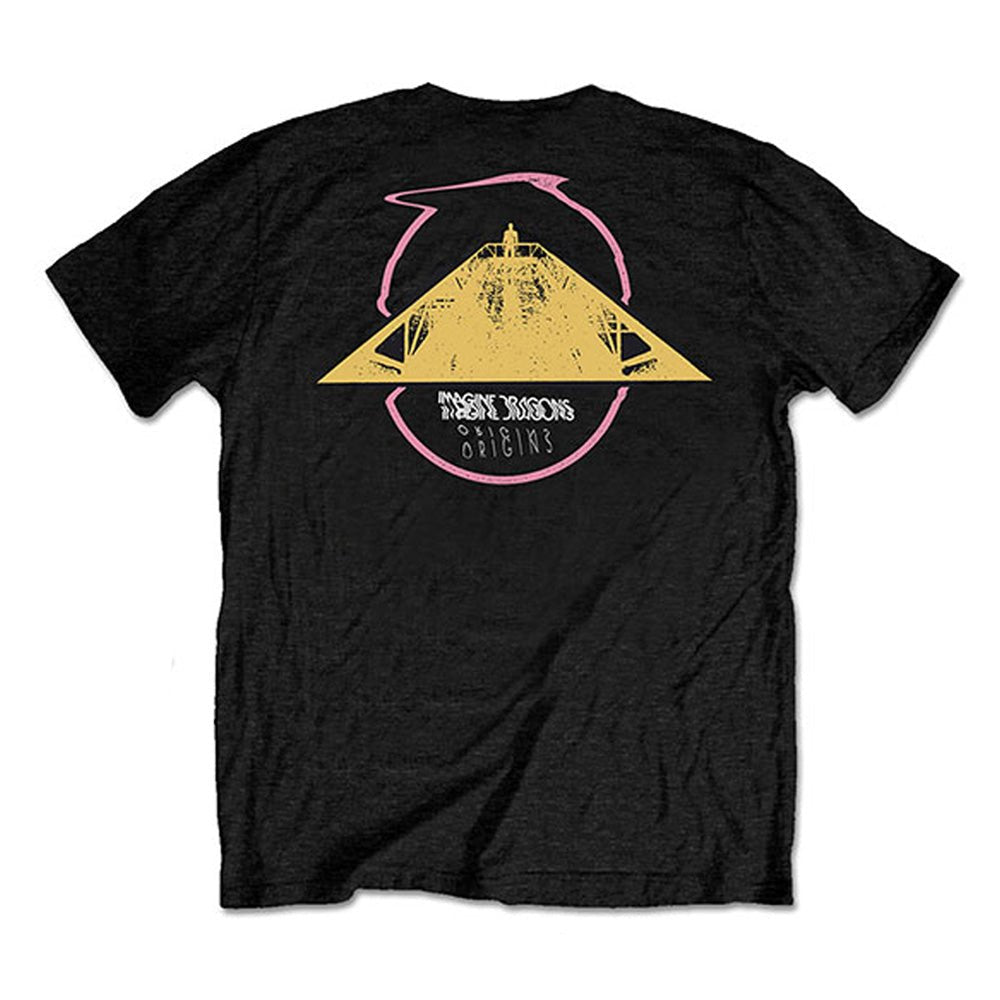 IMAGINE DRAGONS イマジンドラゴンズ - Original Circle / バックプリントあり / Tシャツ / メンズ - PGS