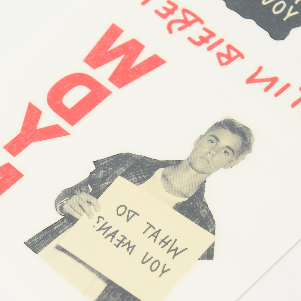 JUSTIN BIEBER - What Do You Mean 2 Sheet Tattoo Pack / Tattoo Stickers