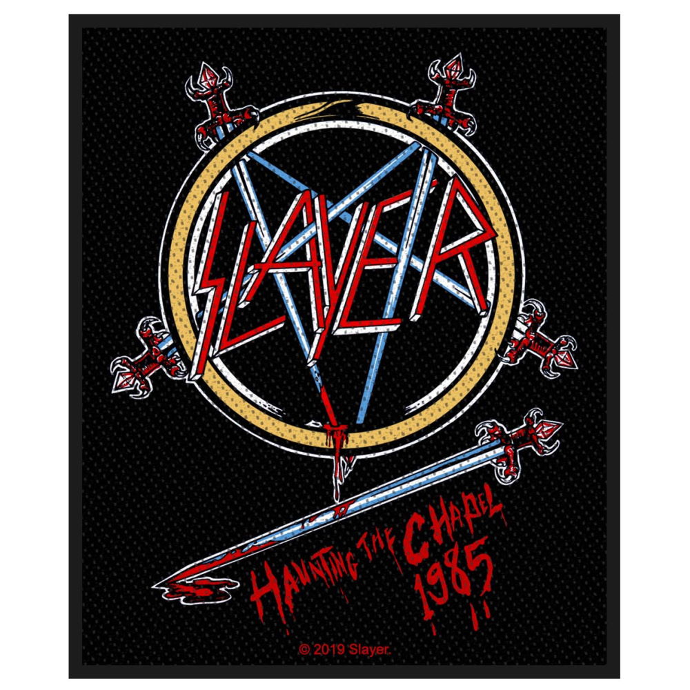 SLAYER - (結成 45周年 ) - Haunting The Chapel Woven Patch