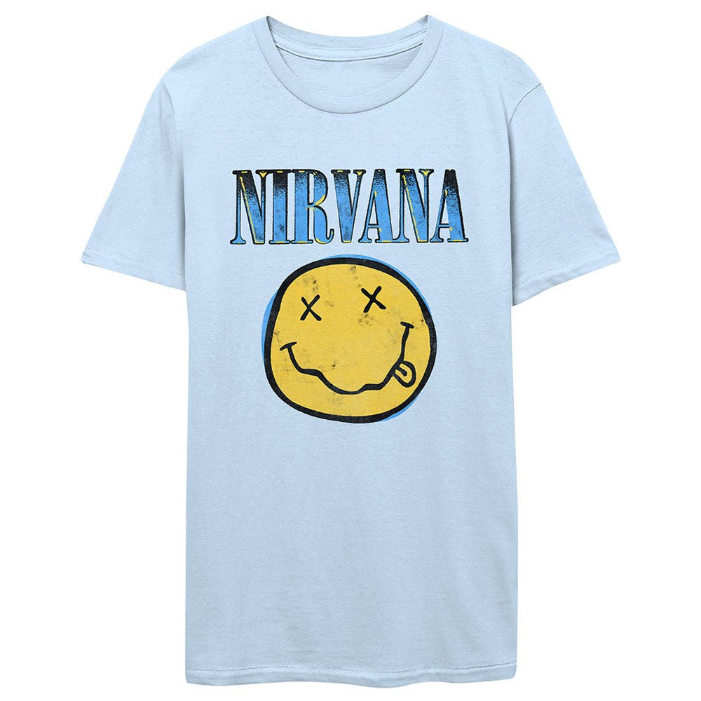 NIRVANA ニルヴァーナ - Xerox Smiley Blue / Tシャツ / メンズ - PGS