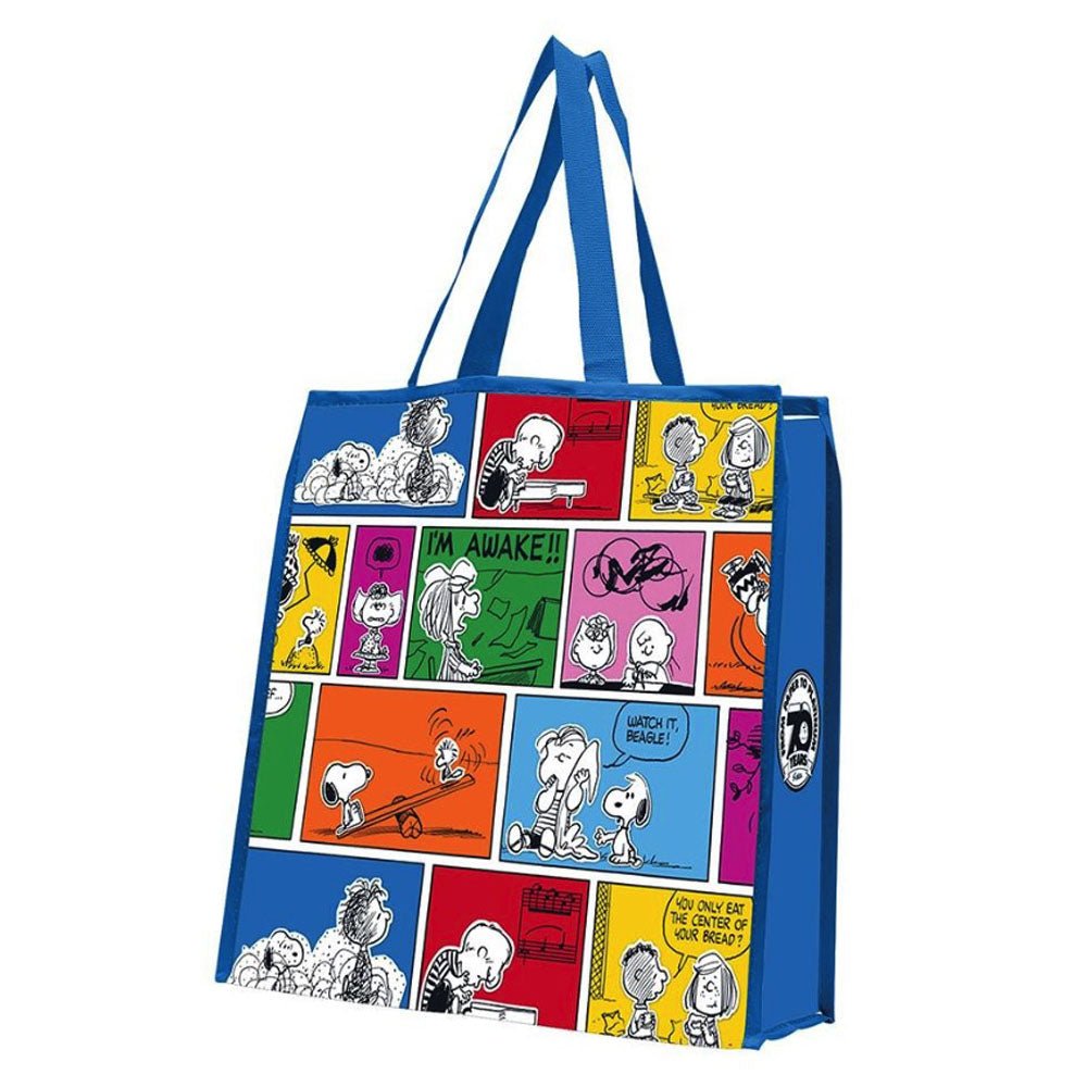 PEANUTS スヌーピー (コミック誕生 75周年 ) - Large Recycled Shopper Tote / トートバッグ - PGS