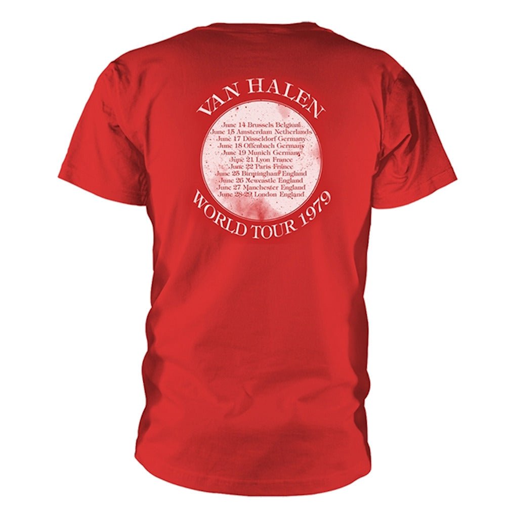 VAN HALEN ヴァンヘイレン (エドワード生誕 70周年 ) - 1979 Tour / Tシャツ / メンズ - PGS