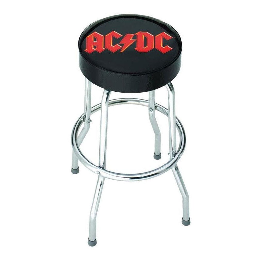 AC/DC エーシーディーシー (Back in Black 45周年 ) - LOGO / 限定生産 / 在庫限り / BAR STOOL - PGS