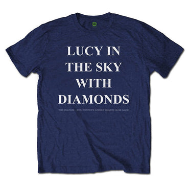 THE BEATLES ビートルズ (結成 65周年 ) - Lucy in the sky with diamonds / バックプリントあり / Tシャツ / メンズ - PGS