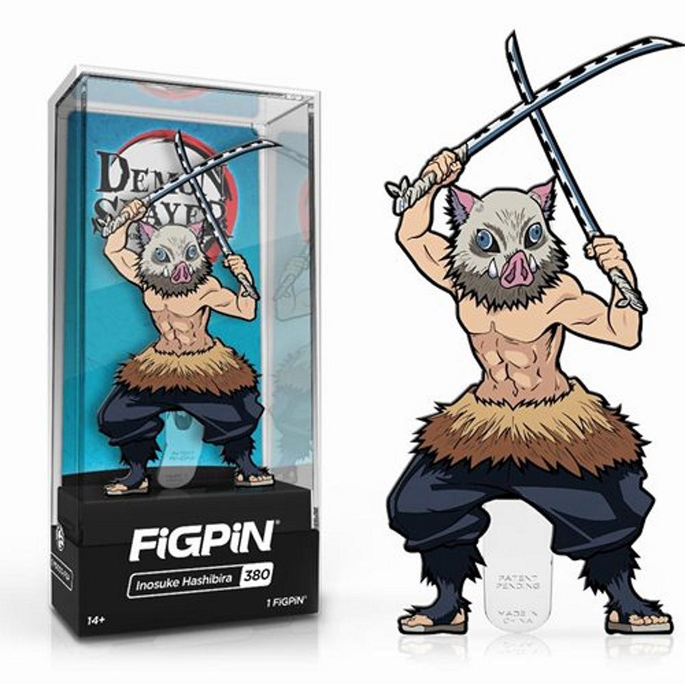 DEMON SLAYER 鬼滅の刃 (10周年 ) - 嘴平伊之助 / 立てられるメタルピンバッジ / バッジ