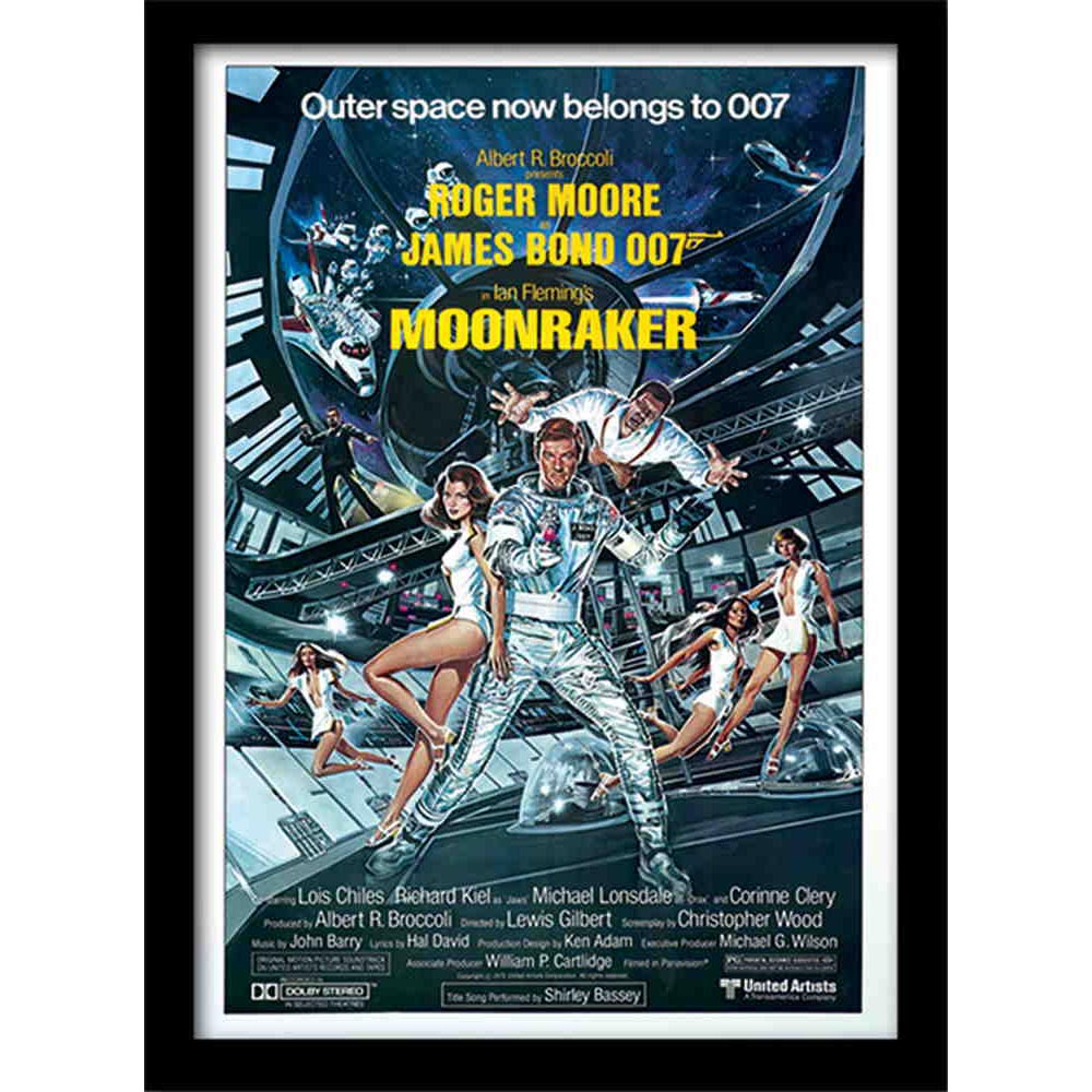 JAMES BOND ジェームズボンド - Moonraker / One sheet / インテリア額 - PGS