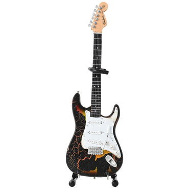 FENDER フェンダー (設立 80周年 ) - Burnt Fender Stratocaster Signature / ミニチュア楽器 - PGS