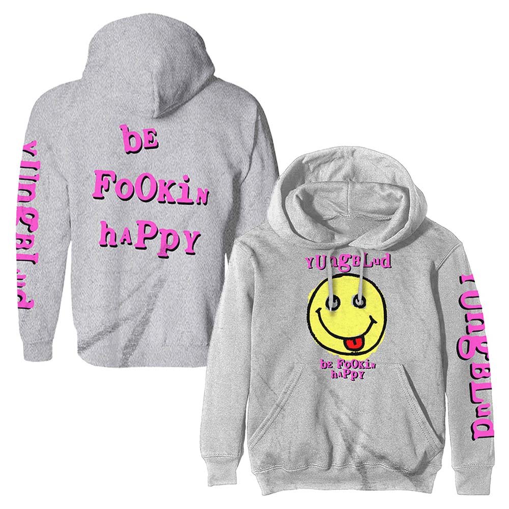 YUNGBLUD ヤングブラッド - Raver Smile / パックプリントあり / パーカー・スウェット / メンズ - PGS