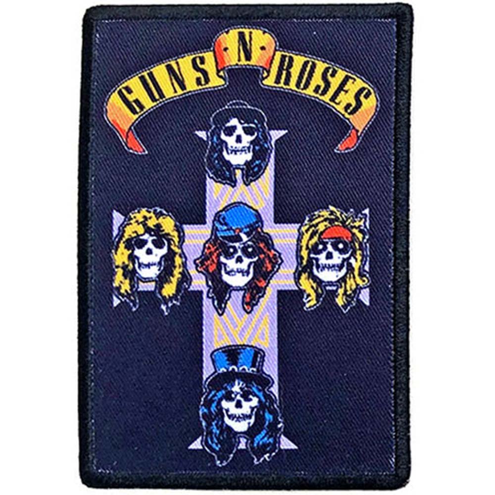 GUNS N ROSES ガンズアンドローゼズ (結成 40周年 ) - Nightrain Cross / ワッペン - PGS