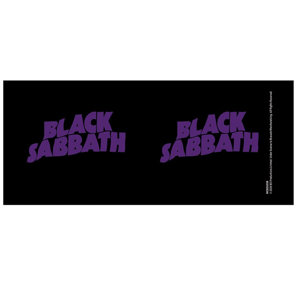 BLACK SABBATH ブラックサバス (OZZY OSBOURNE 追悼 ) - MOR Logo / Black / マグカップ - PGS