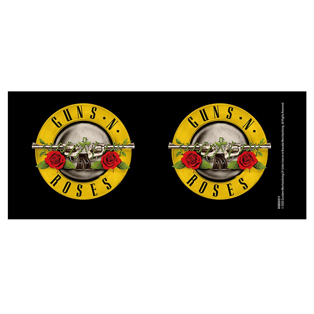 GUNS N ROSES ガンズアンドローゼズ (結成 40周年 ) - Bullet Logo / Black / マグカップ - PGS