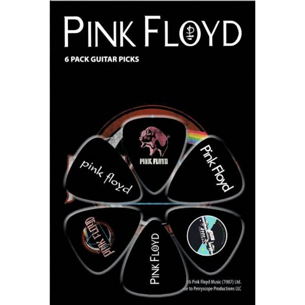 PINK FLOYD ピンクフロイド (結成 60周年 ) - Guitar Picks 6枚セット / ギターピック - PGS