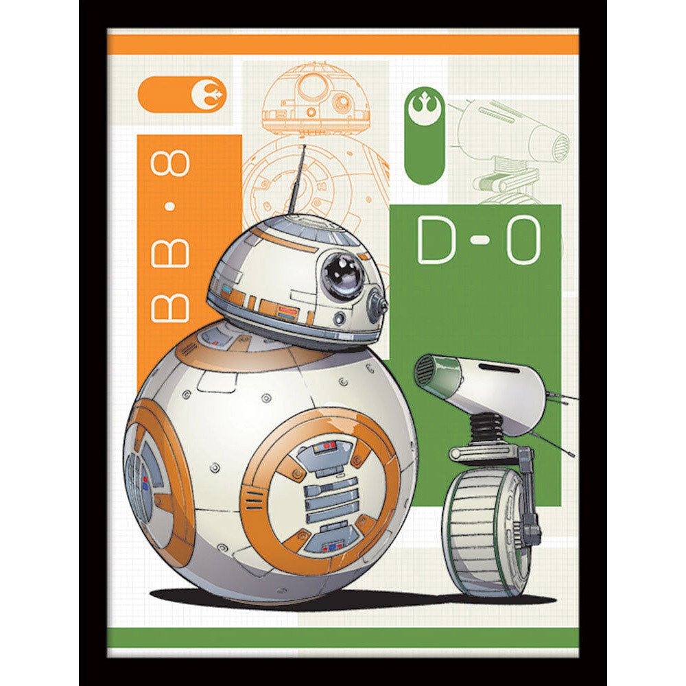 STAR WARS スターウォーズ - The Rise of Skywalker / BB8 And D - O / インテリア額 - PGS
