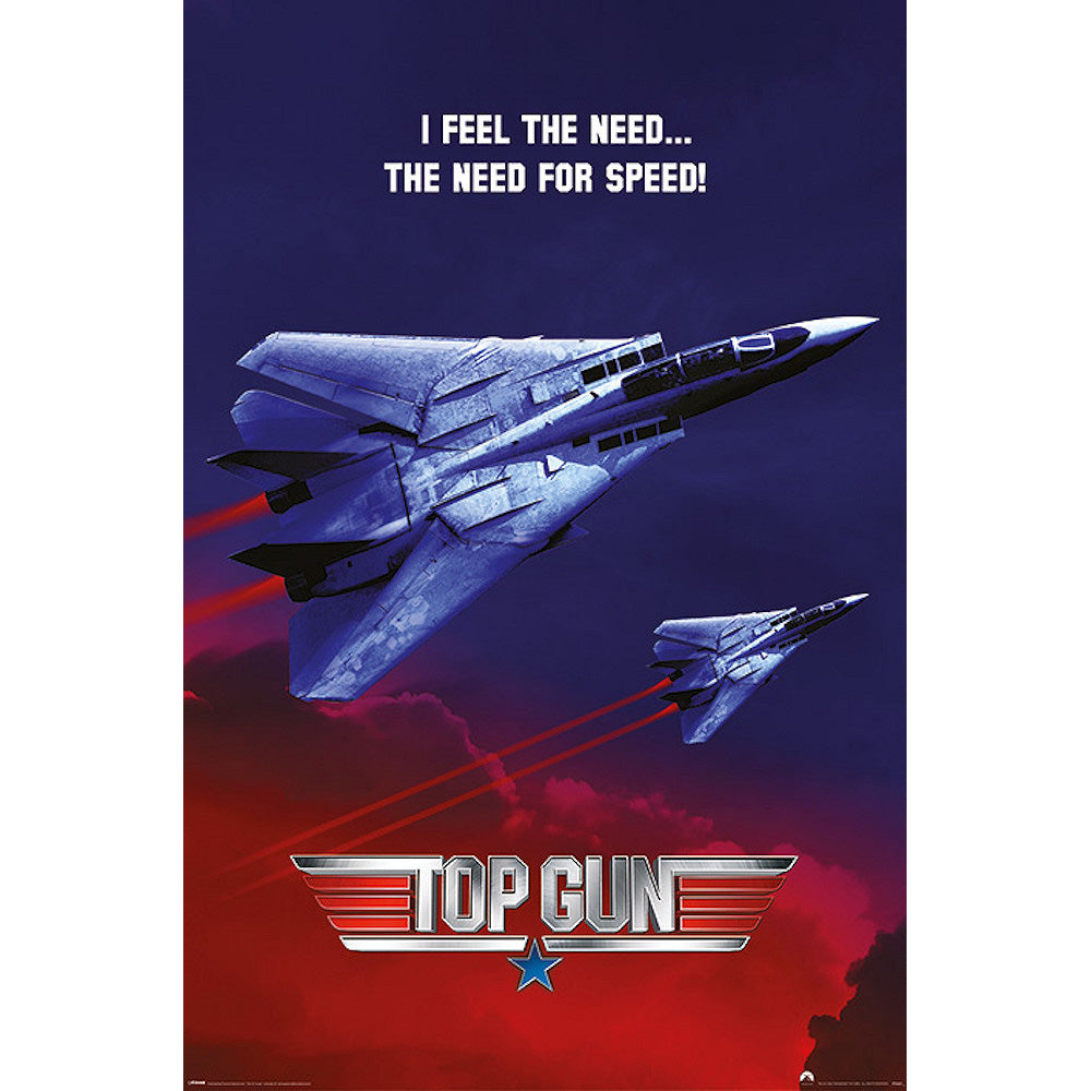 TOP GUN トップガン (公開 40周年 ) - The Need For Speed / ポスター