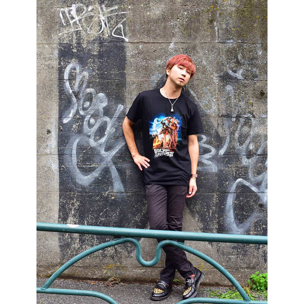 【予約商品】 BACK TO THE FUTURE バックトゥザフューチャー (劇場公開 40周年 ) - BTTF3 / Tシャツ / メンズ