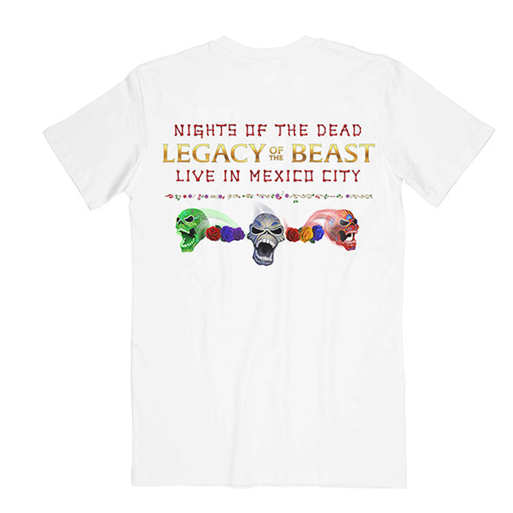 IRON MAIDEN アイアンメイデン (11月 来日 記念 ) - Legacy of the Beast Live In Mexico City / バックプリントあり / Tシャツ / メンズ