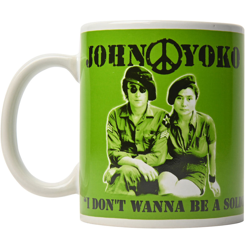 JOHN LENNON ジョンレノン (生誕 85年 ) - I DON'T WANNA BE A SOLDIER / マグカップ
