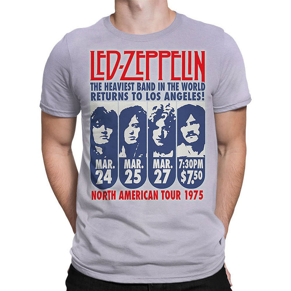 LED ZEPPELIN レッドツェッペリン (公式 映画公開 記念 ) - LA 1975 / タイダイ / Tシャツ / メンズ - PGS