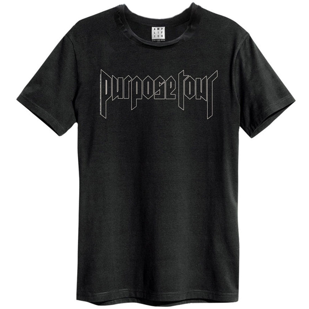 JUSTIN BIEBER ジャスティンビーバー - WORLD TOUR 2017 / Amplified( ブランド ) / レア / バックプリントあり / Tシャツ / メンズ