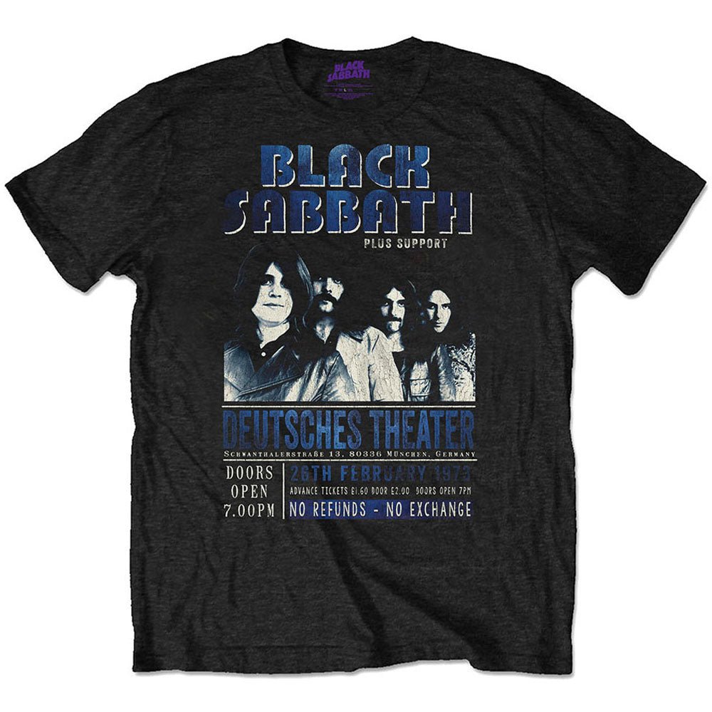 BLACK SABBATH ブラックサバス (OZZY OSBOURNE 追悼 ) - Deutsches '73 / ECO - TEE / Tシャツ / メンズ - PGS