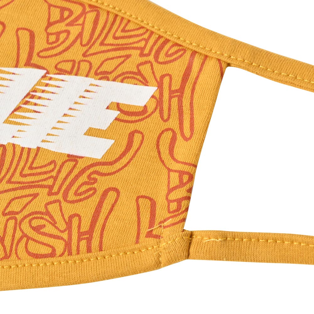 【廃番ラスト販売/特別価格】BILLIE EILISH ビリーアイリッシュ - Racer Logo & Graffiti Yellow / ファッション・マスク