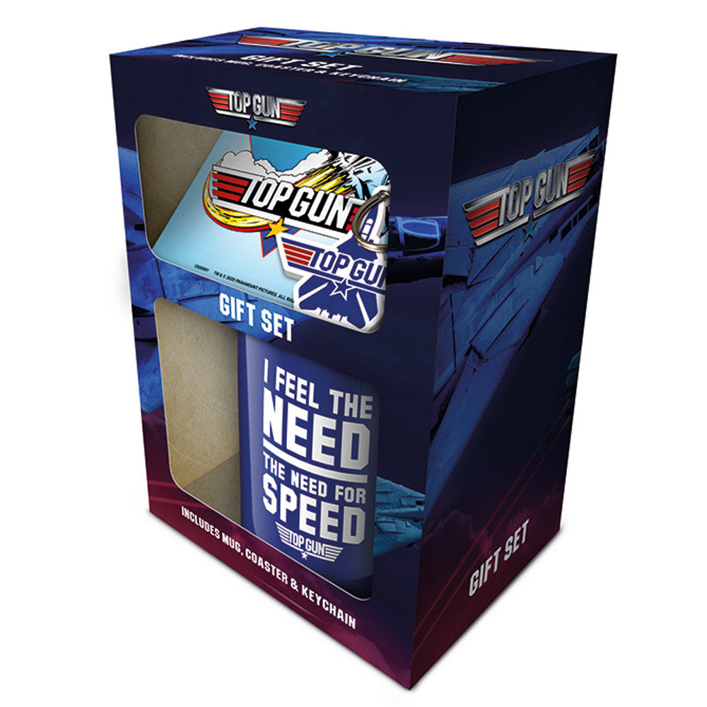 TOP GUN - (公開 40周年 ) - Need For Speed Blue / マグカップ コースター キーホルダー セット
