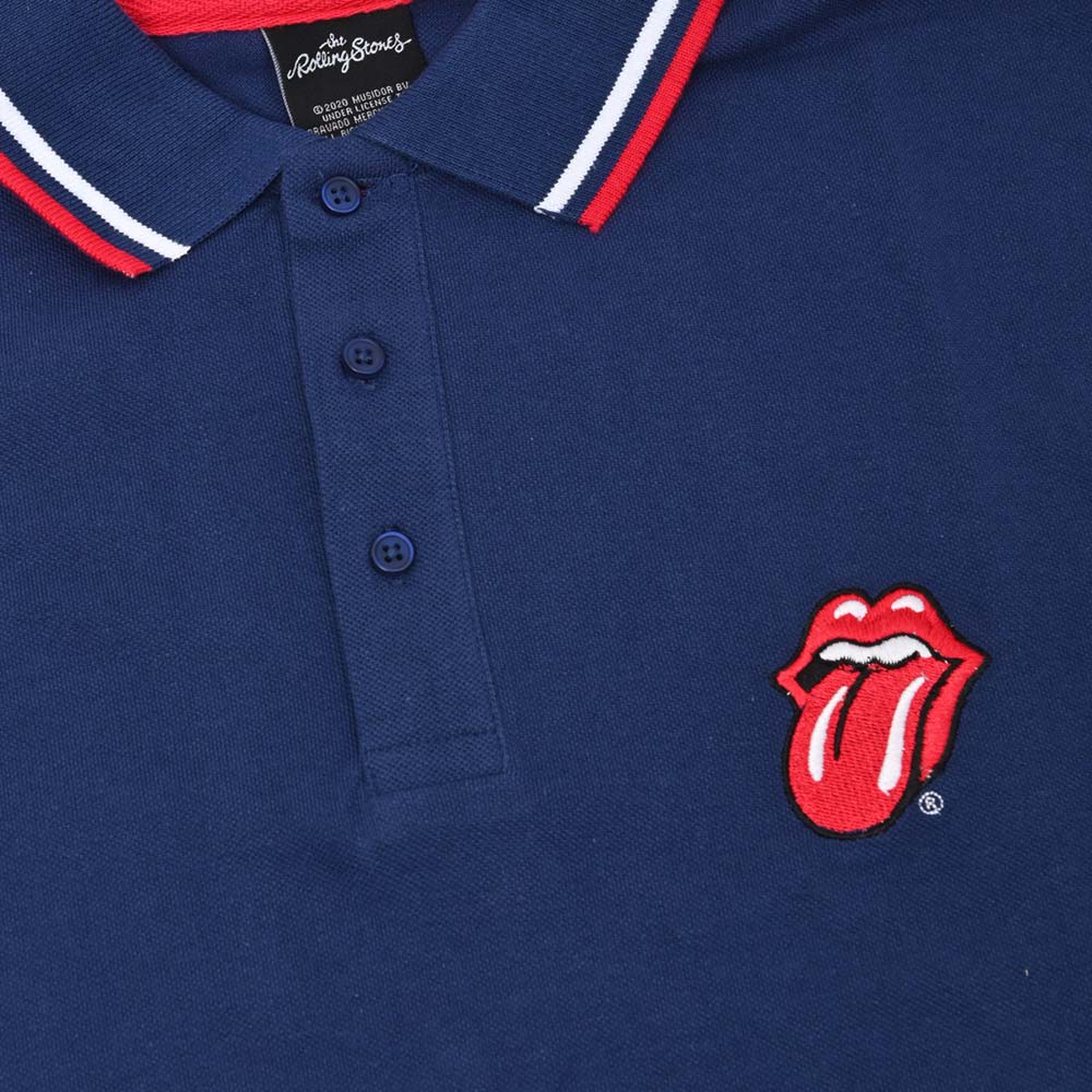 ROLLING STONES ローリングストーンズ (来日 35周年 記念 ) - Classic Tongue / ポロシャツ / メンズ - PGS