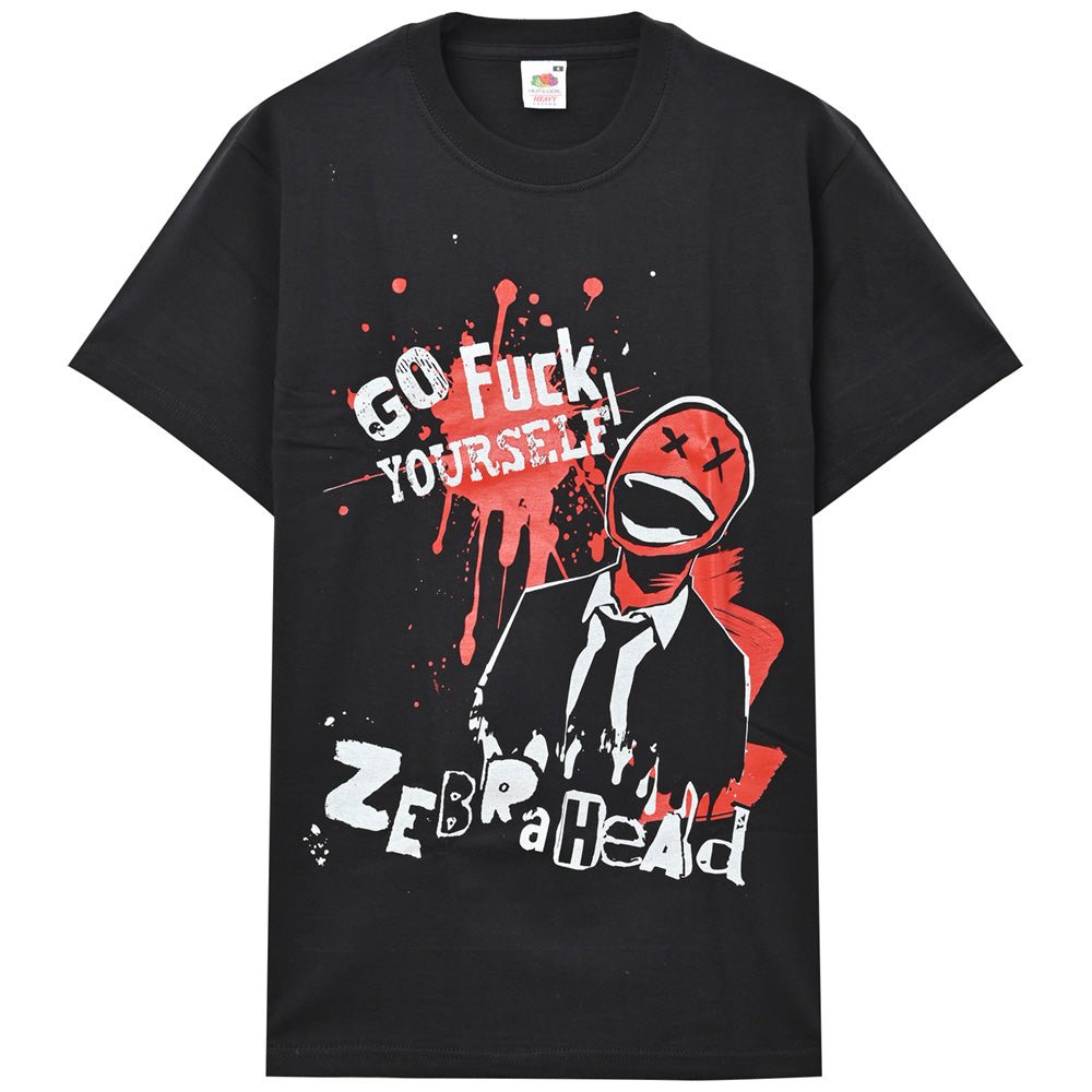【廃番ラスト販売/特別価格】ZEBRAHEAD ゼブラヘッド - Go F&&K Yourself / レア / Tシャツ / メンズ - PGS