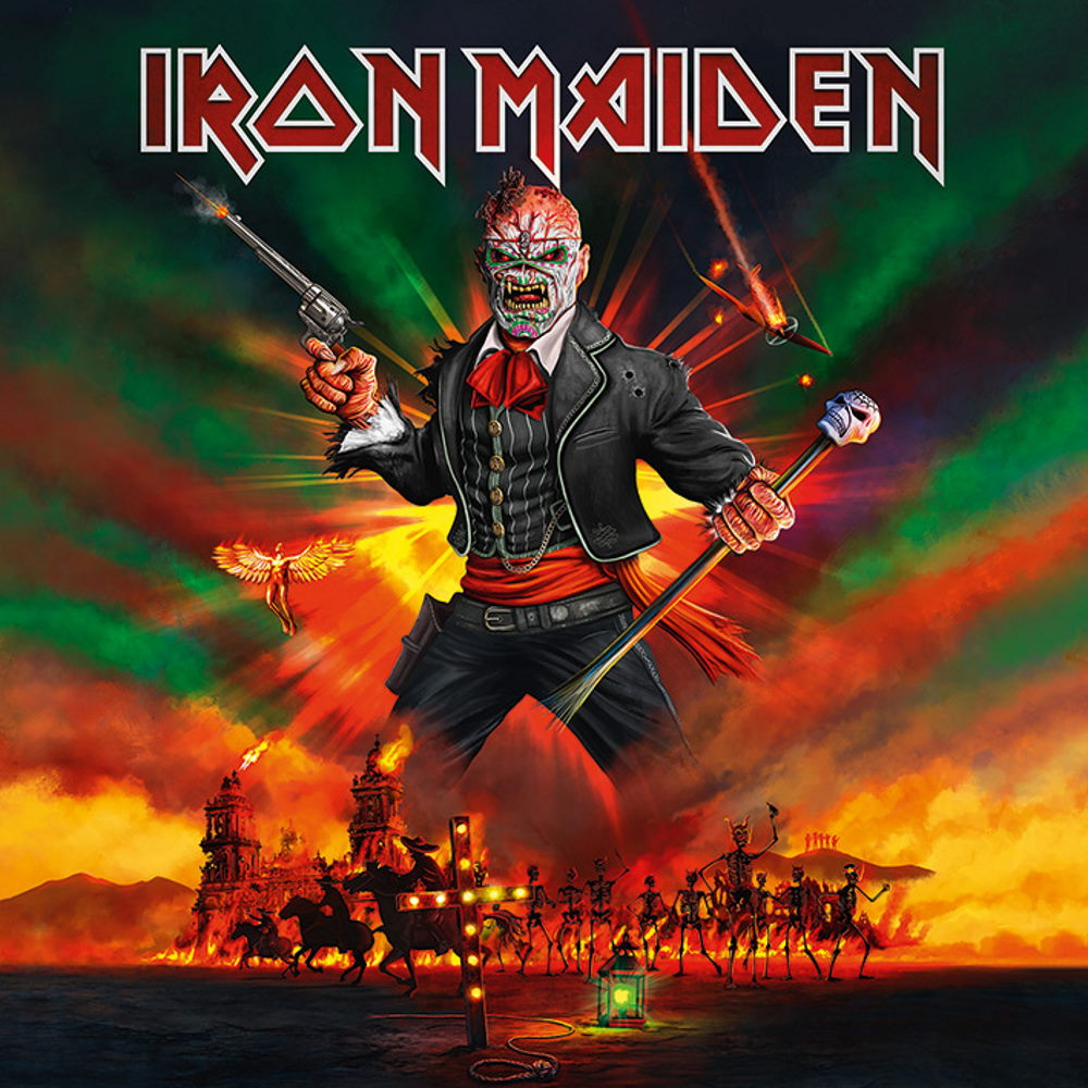 IRON MAIDEN - (結成 50周年 ) - Iron Maiden / キャンバス・プリント木枠(40×40×2.5cm)