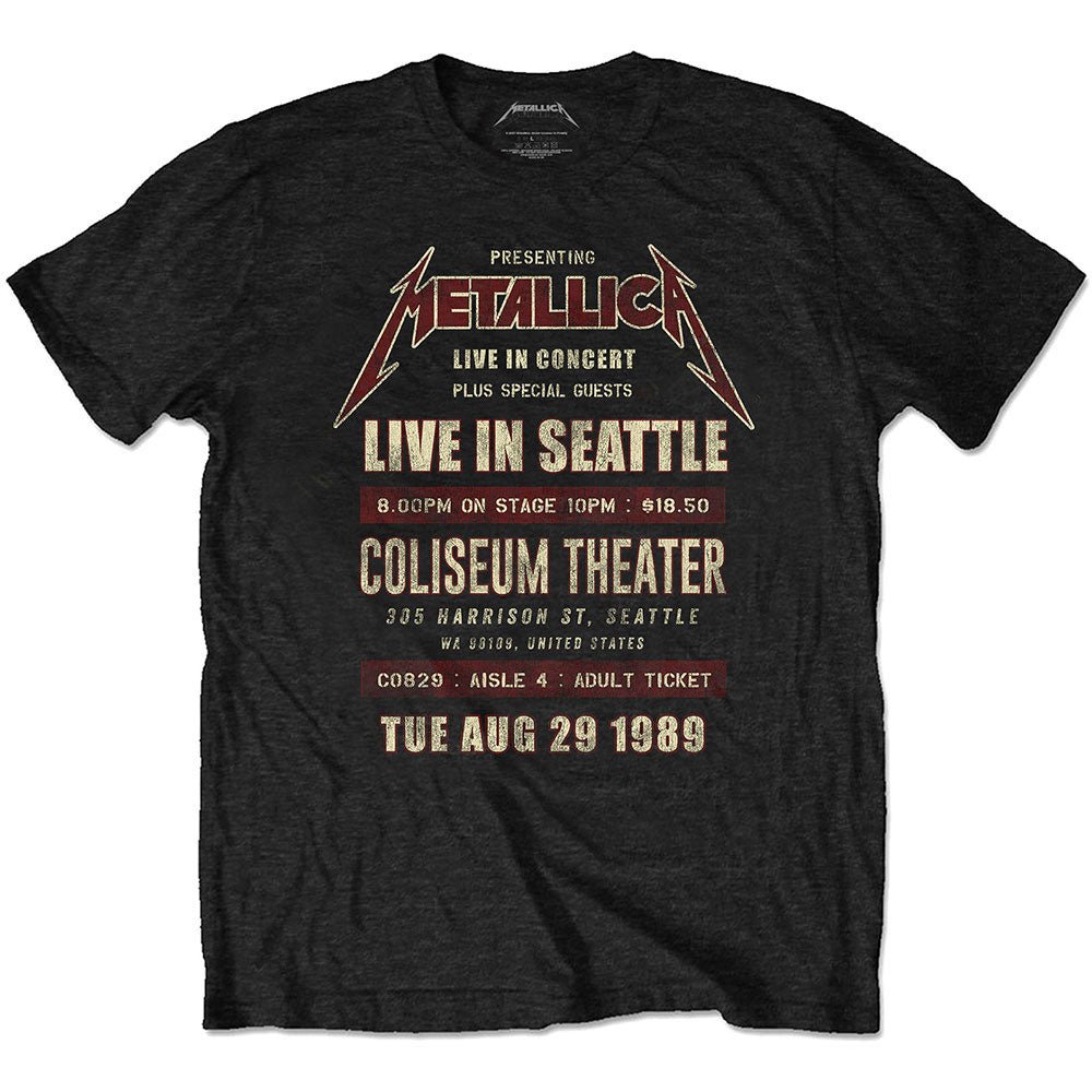 METALLICA メタリカ - Seattle '89 / ECO - TEE / Tシャツ / メンズ - PGS