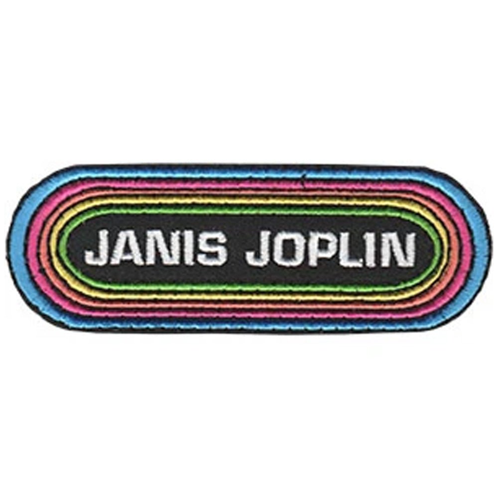 JANIS JOPLIN ジャニスジョプリン (追悼 55年 ) - Rainbow / ワッペン - PGS