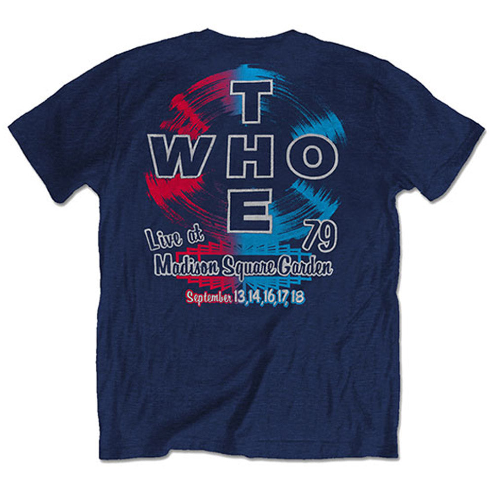 THE WHO (film release commemoration) - Long Live Rock '79 / back print / men's T-shirt