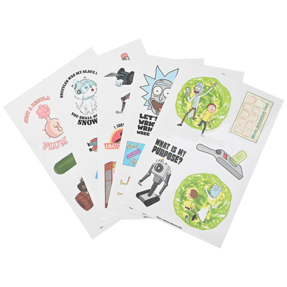 RICK AND MORTY - Adventures / Tech Stickers (30 types) / Stickers