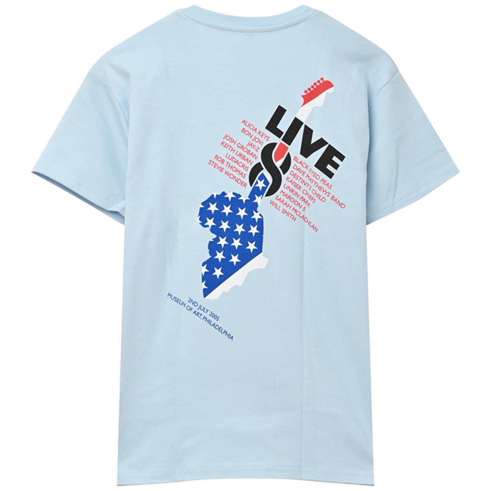 LIVE 8 ライブエイト - Live 8 US Event (超レア) / バックプリントあり / Tシャツ / レディース - PGS