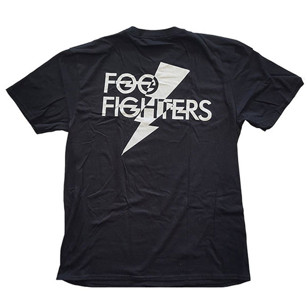 FOO FIGHTERS フーファイターズ (10月 来日 ) - Flash Logo / バックプリントあり / Tシャツ / メンズ - PGS