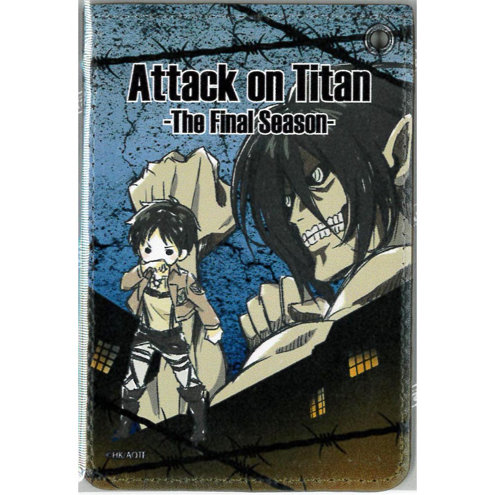 ATTACK ON TITAN 進撃の巨人 - キャラパス 進撃の巨人 04 The Final Season Ver. エレン / グラフアートデザイン / カードケース - PGS