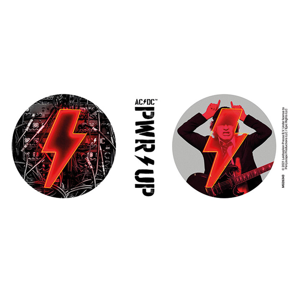 AC/DC (Back in Black 45th Anniversary) - Angus PWR/UP / Mug