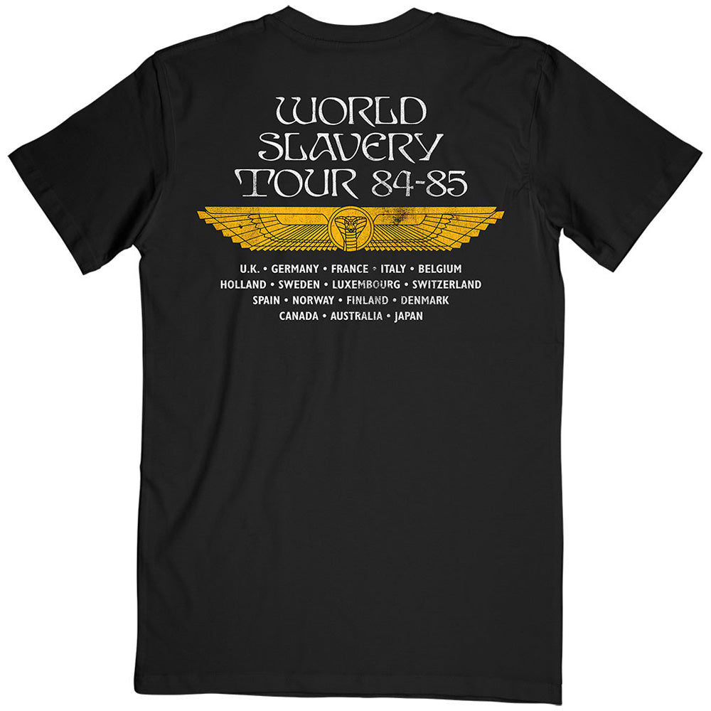 IRON MAIDEN アイアンメイデン (11月 来日 記念 ) - Powerslave World Slavery Tour / バックプリントあり / Tシャツ / メンズ