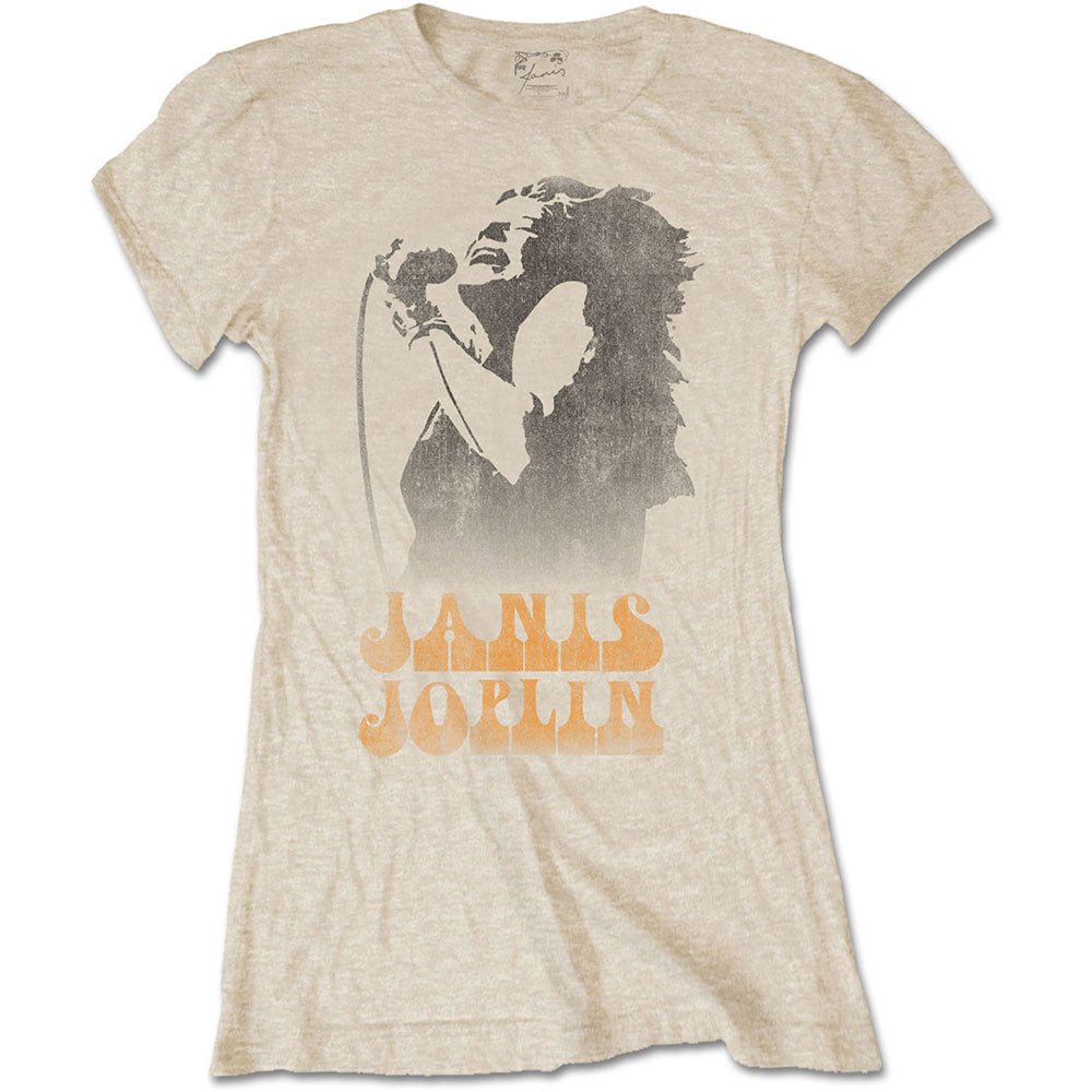 JANIS JOPLIN ジャニスジョプリン (追悼 55年 ) - WORKING THE MIC / Tシャツ / レディース - PGS
