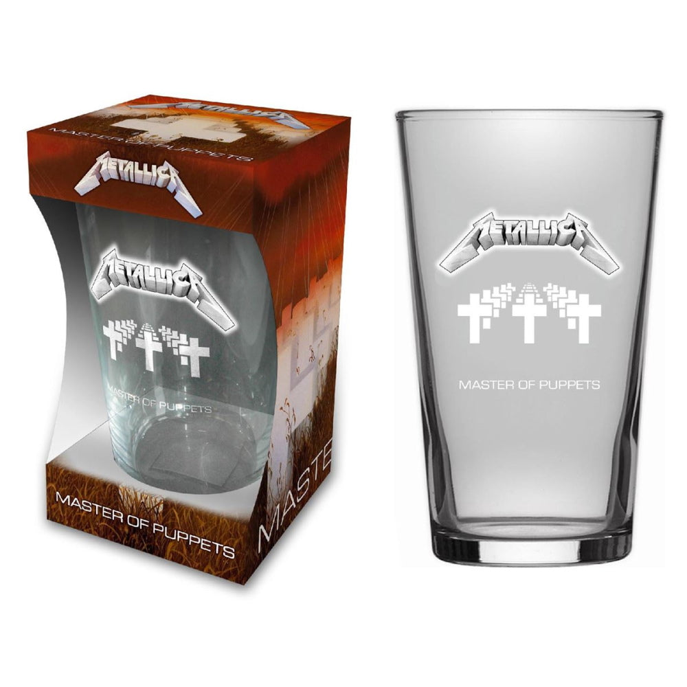 METALLICA (45th Anniversary) - MASTER OF PUPPETS / Beer Glass / Tableware