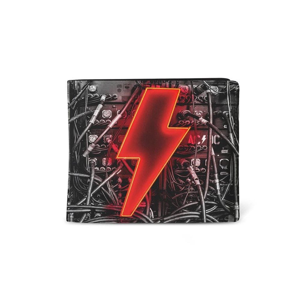 AC/DC エーシーディーシー (Back in Black 45周年 ) - PREMIUM WALLET PWR UP / 財布 - PGS