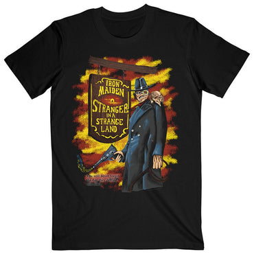 IRON MAIDEN アイアンメイデン (結成 50周年 ) - Stranger In A Strange Land / バックプリントあり / Tシャツ / メンズ - PGS