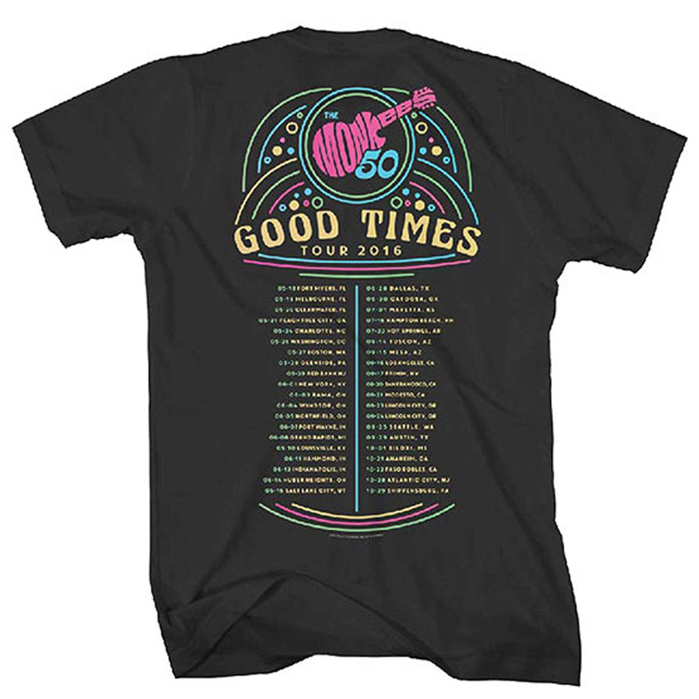 MONKEES - Guitar Discography / Back Print / T-Shirt / Men's