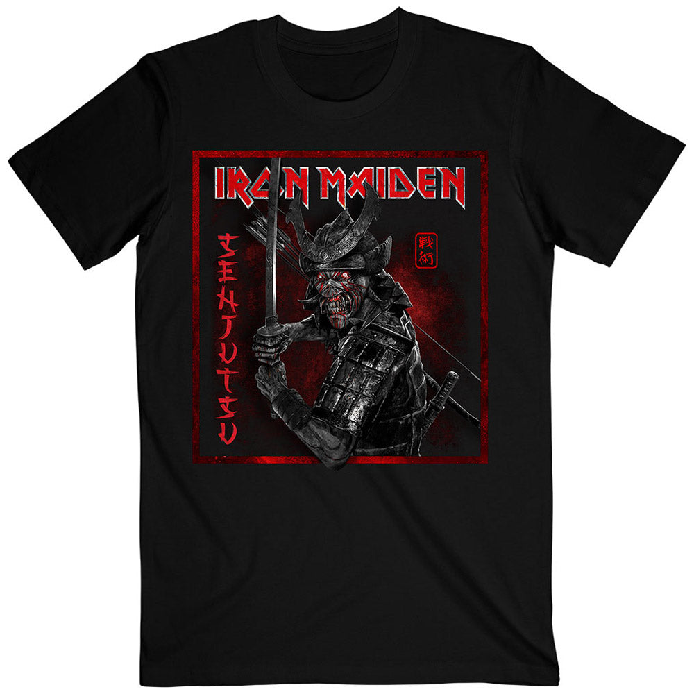 IRON MAIDEN - (11月 来日 記念 ) - Senjutsu Cover Distressed Red