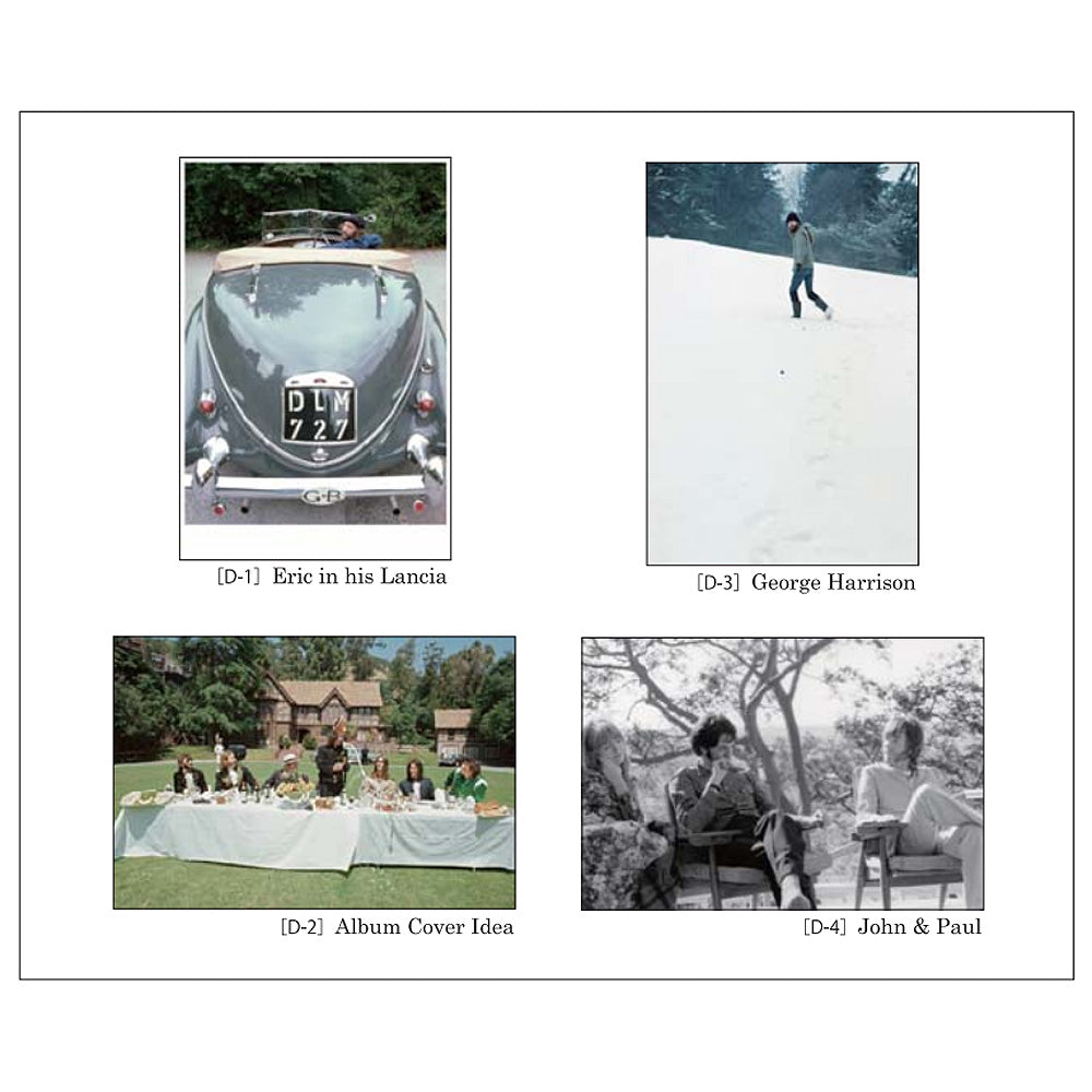 GEORGE HARRISON - Pattie Boyd Postcard Collection set4 (set of 4 postcards) / Postcards and letters